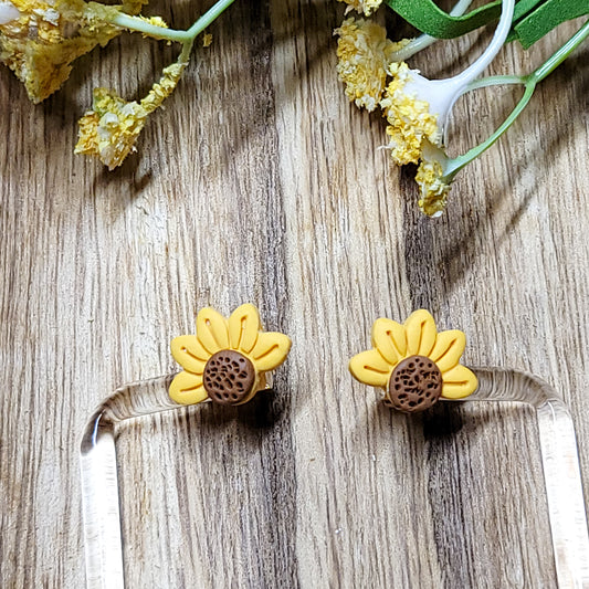 Half Flower Studs