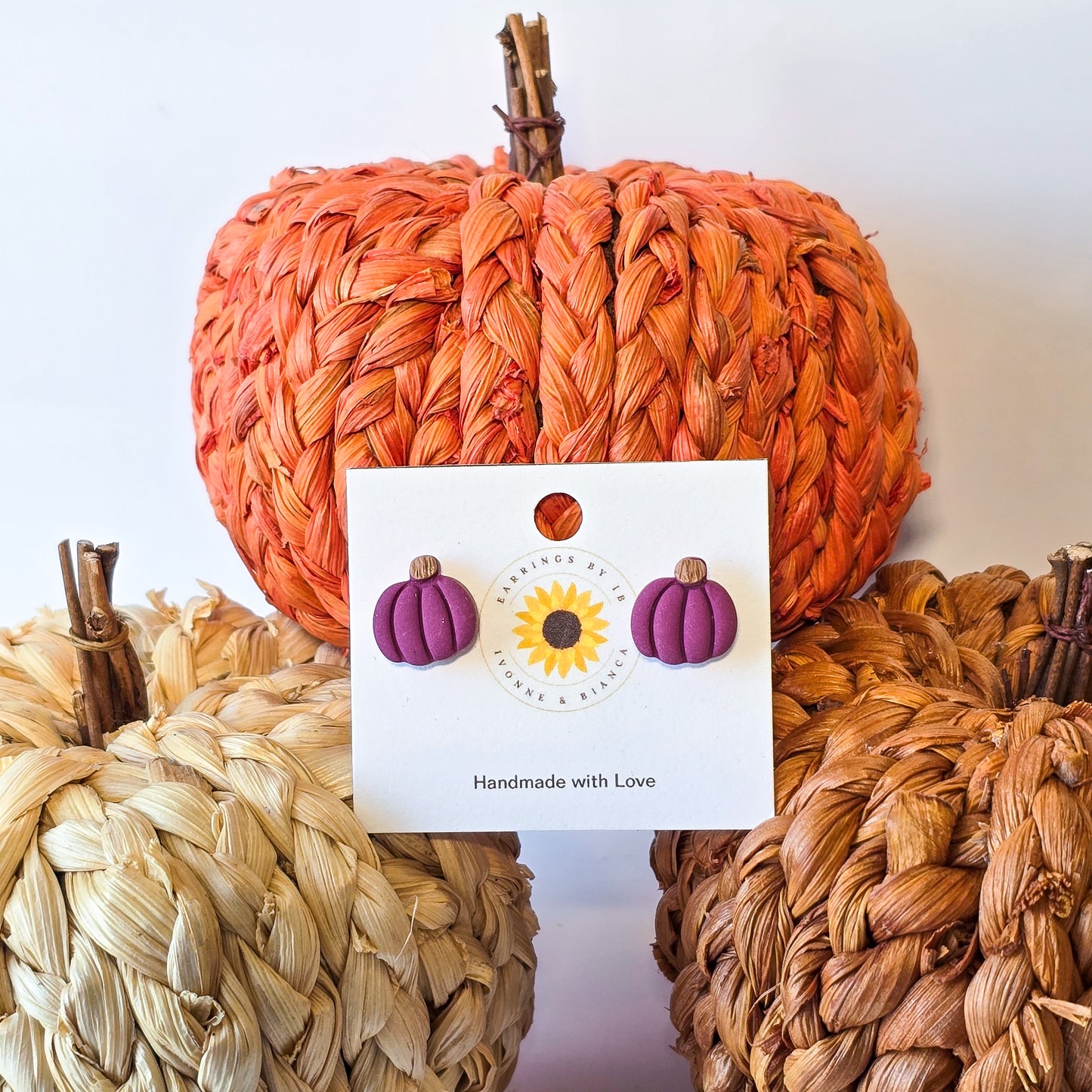 Pumpkin studs