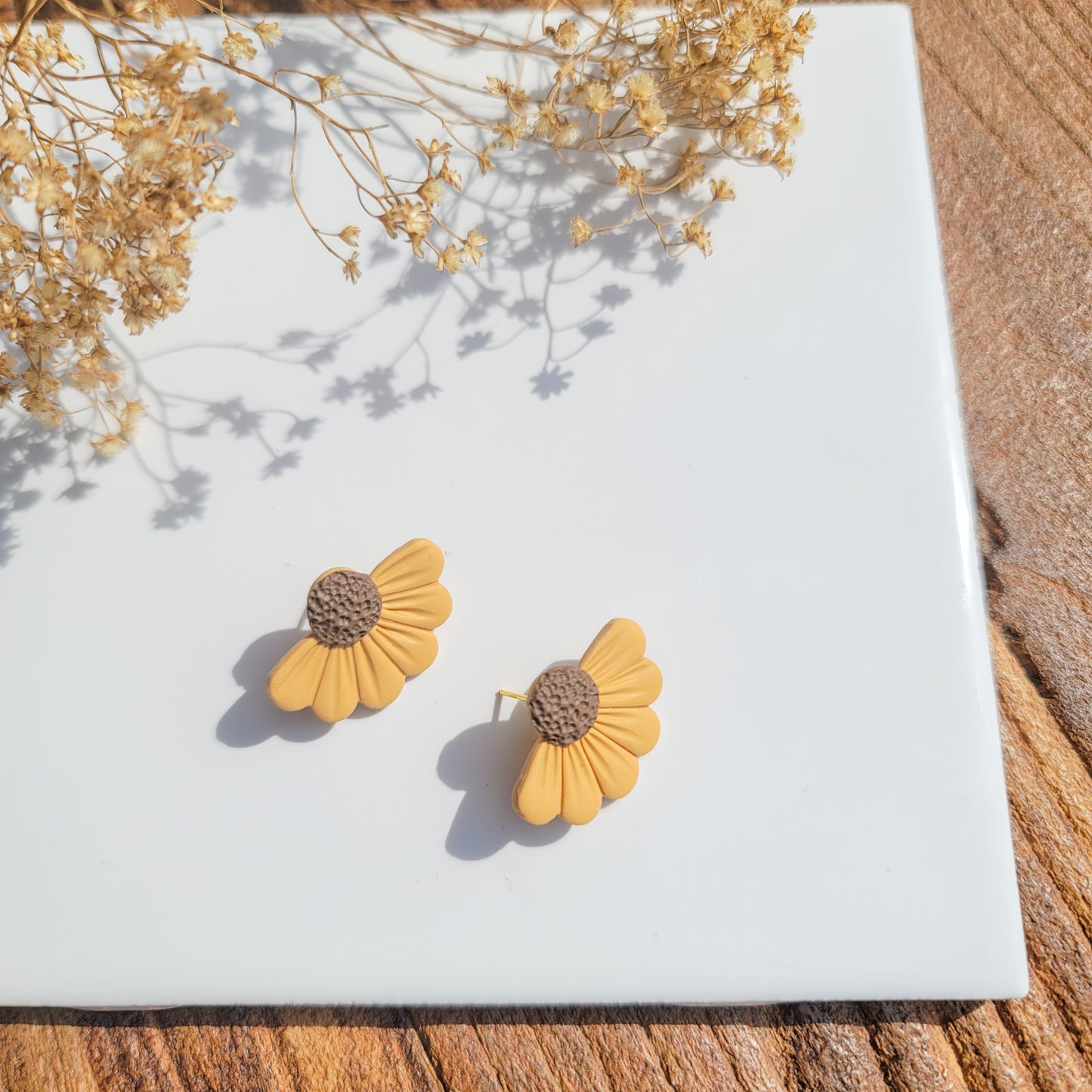 Half Flower Studs