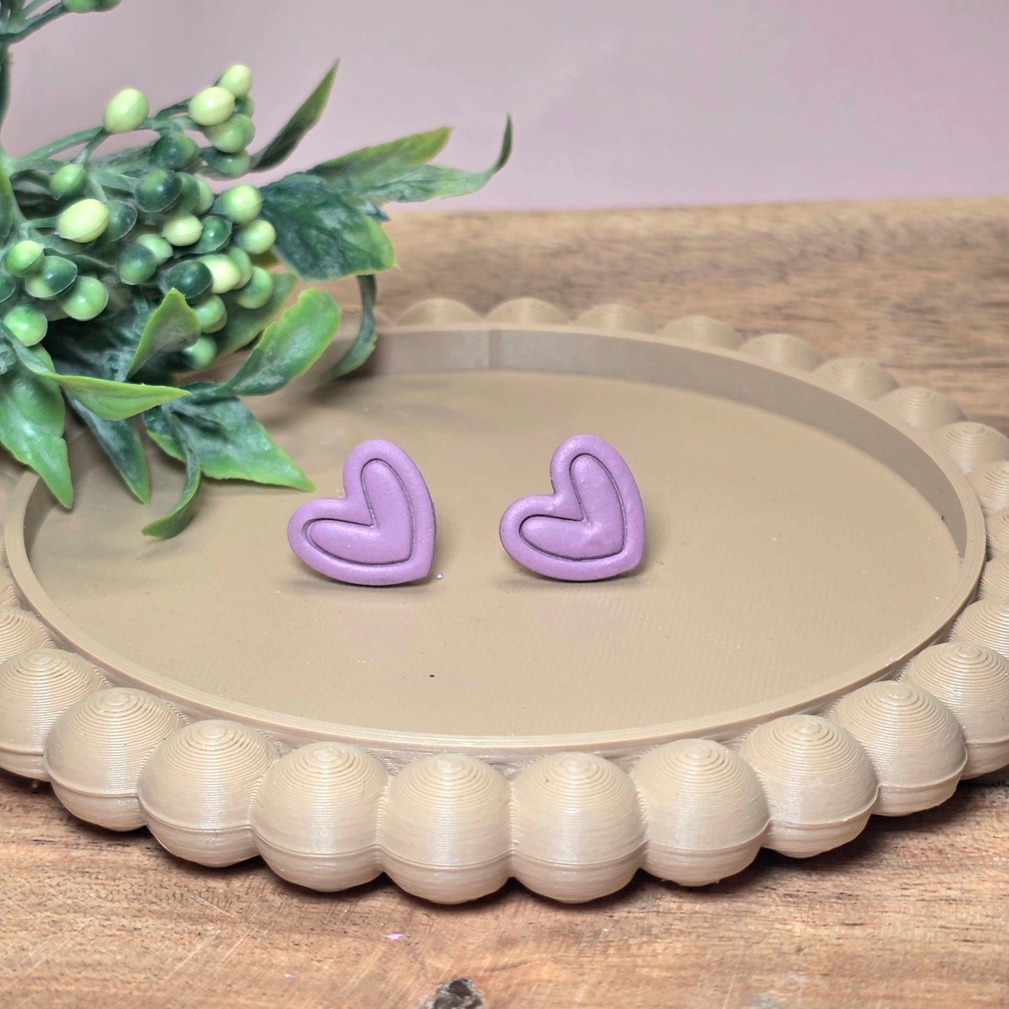 Small Heart Stud
