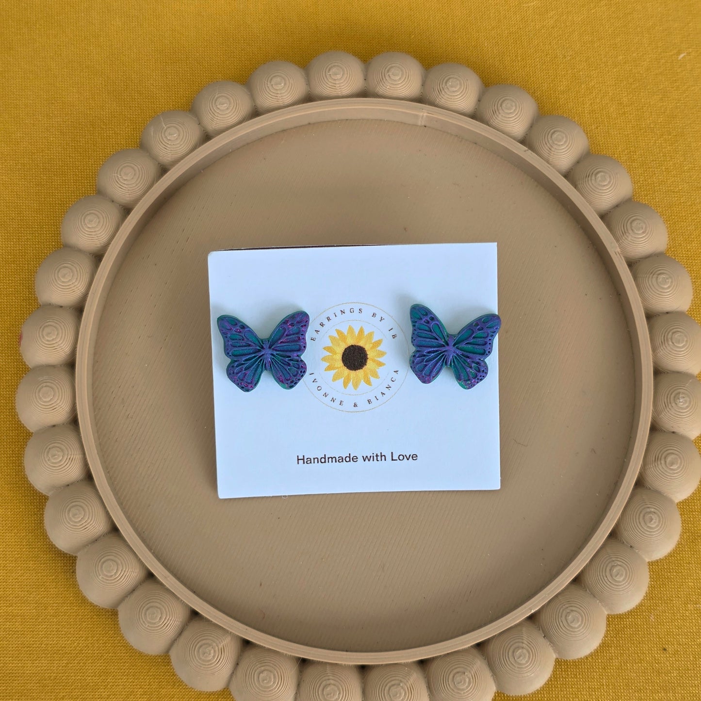 Butterfly Stud