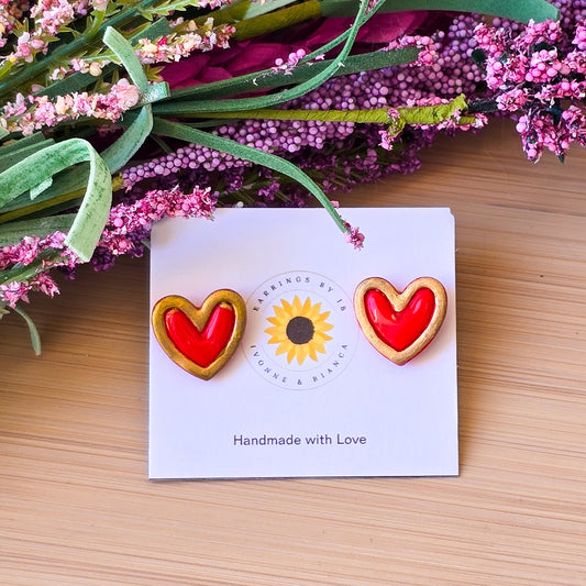 Small Heart Stud