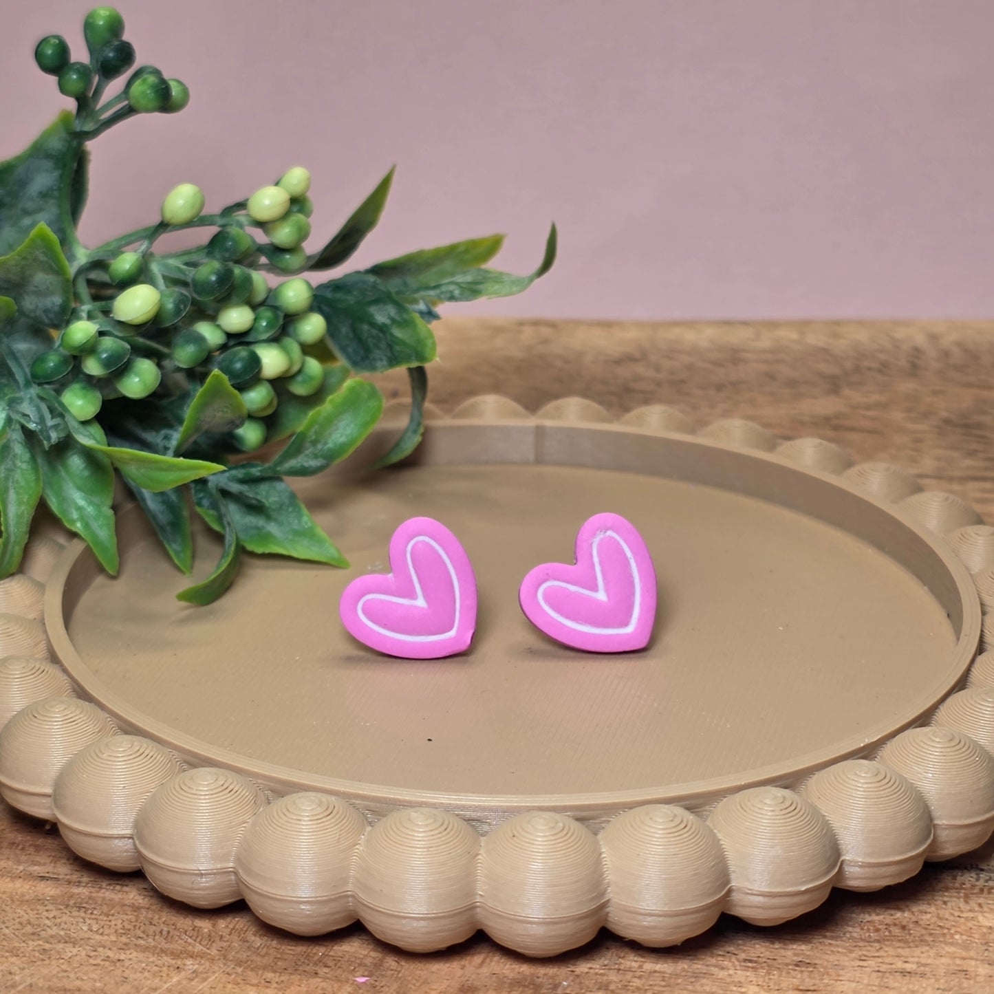 Small Heart Stud