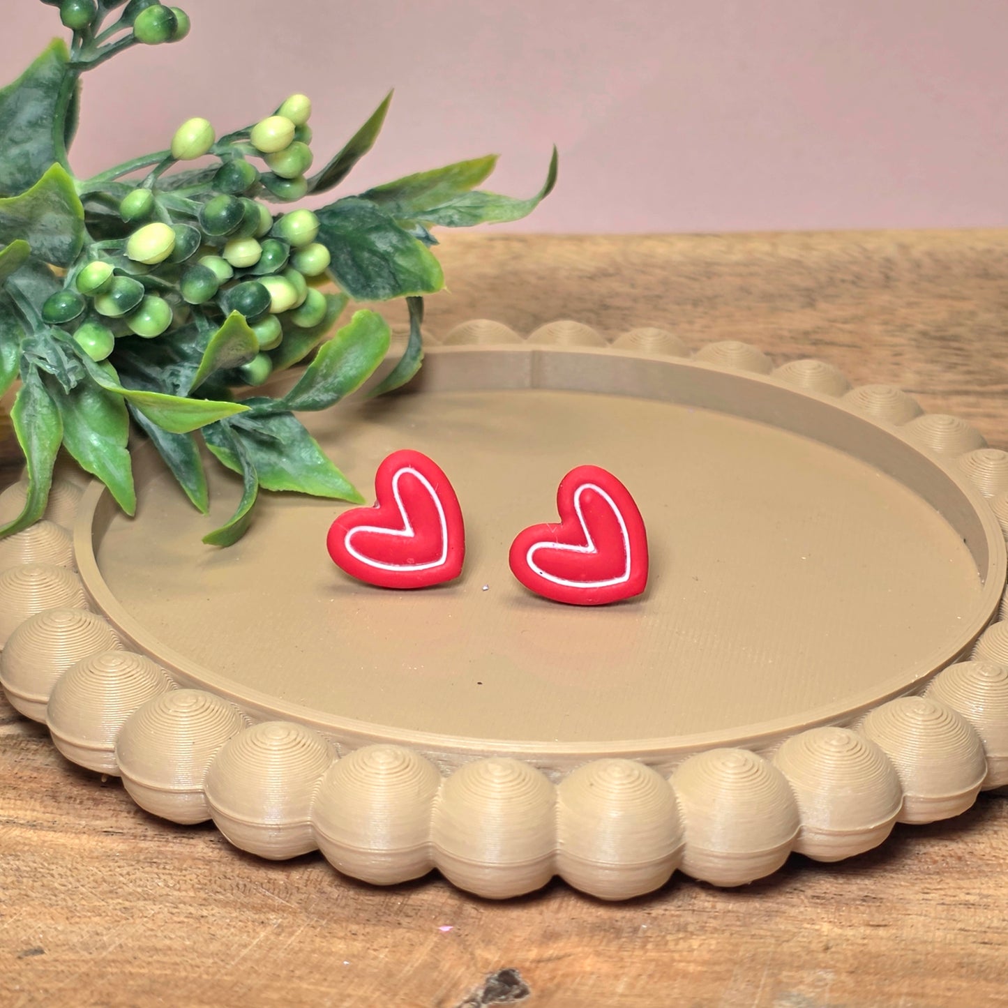 Small Heart Stud
